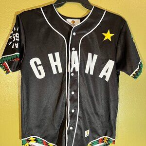MIZIZI GHANA 1957 Baseball Jersey Men’s Size M 59th Anniversary